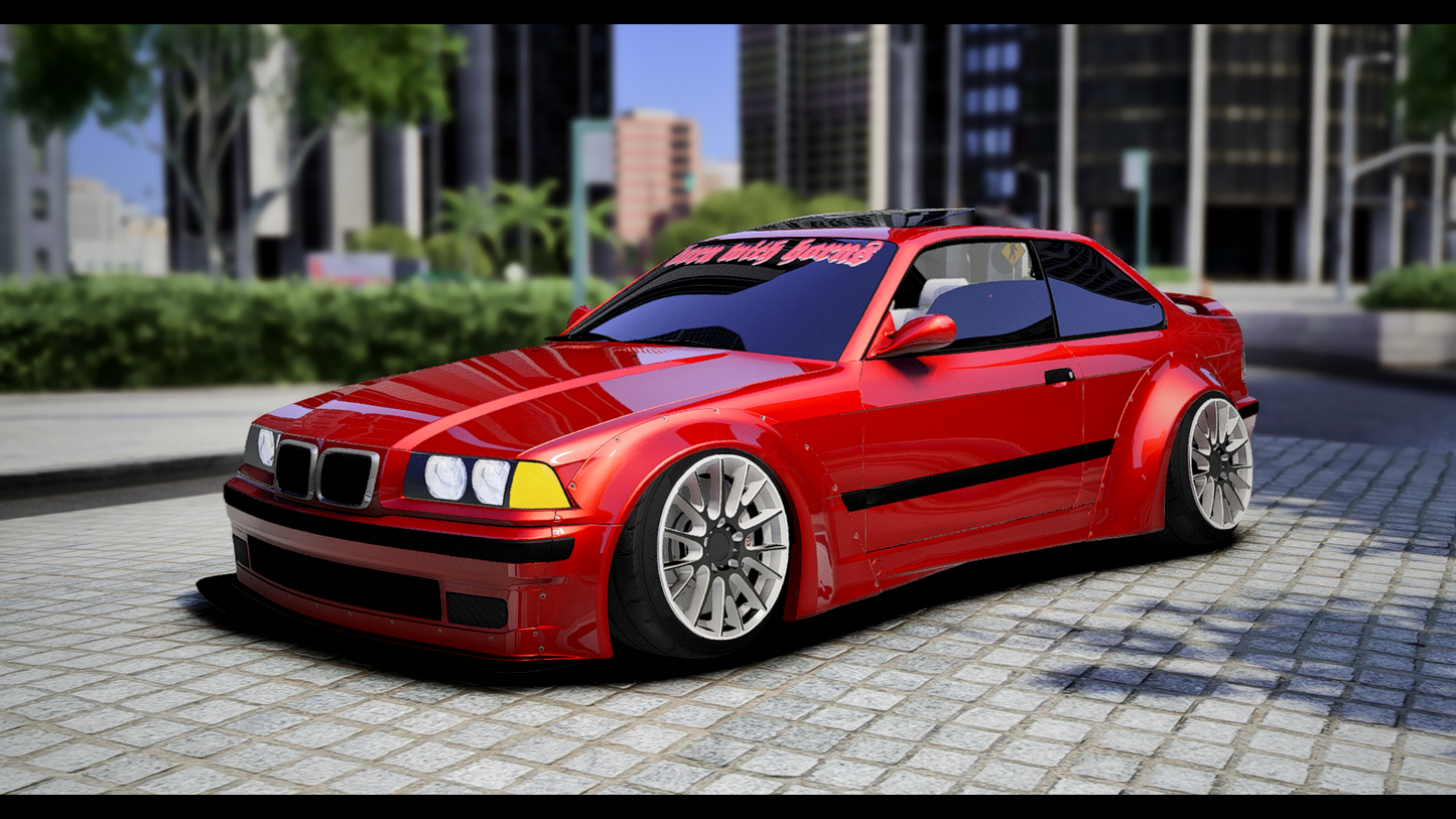 BMW M3 E36 Widebody | Debadged