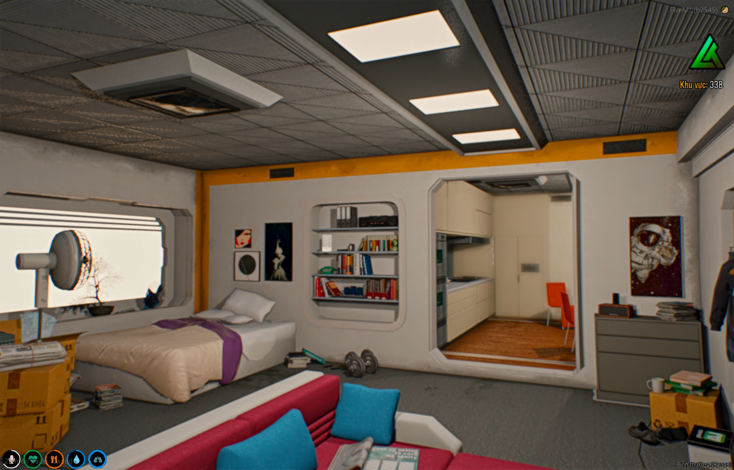 Open Interior - Sci-Fi Bunker