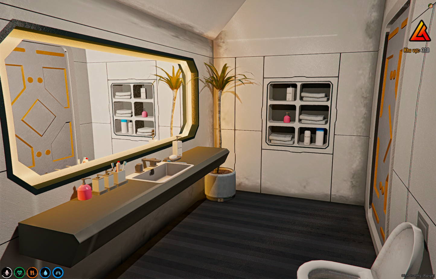 Open Interior - Sci-Fi Bunker