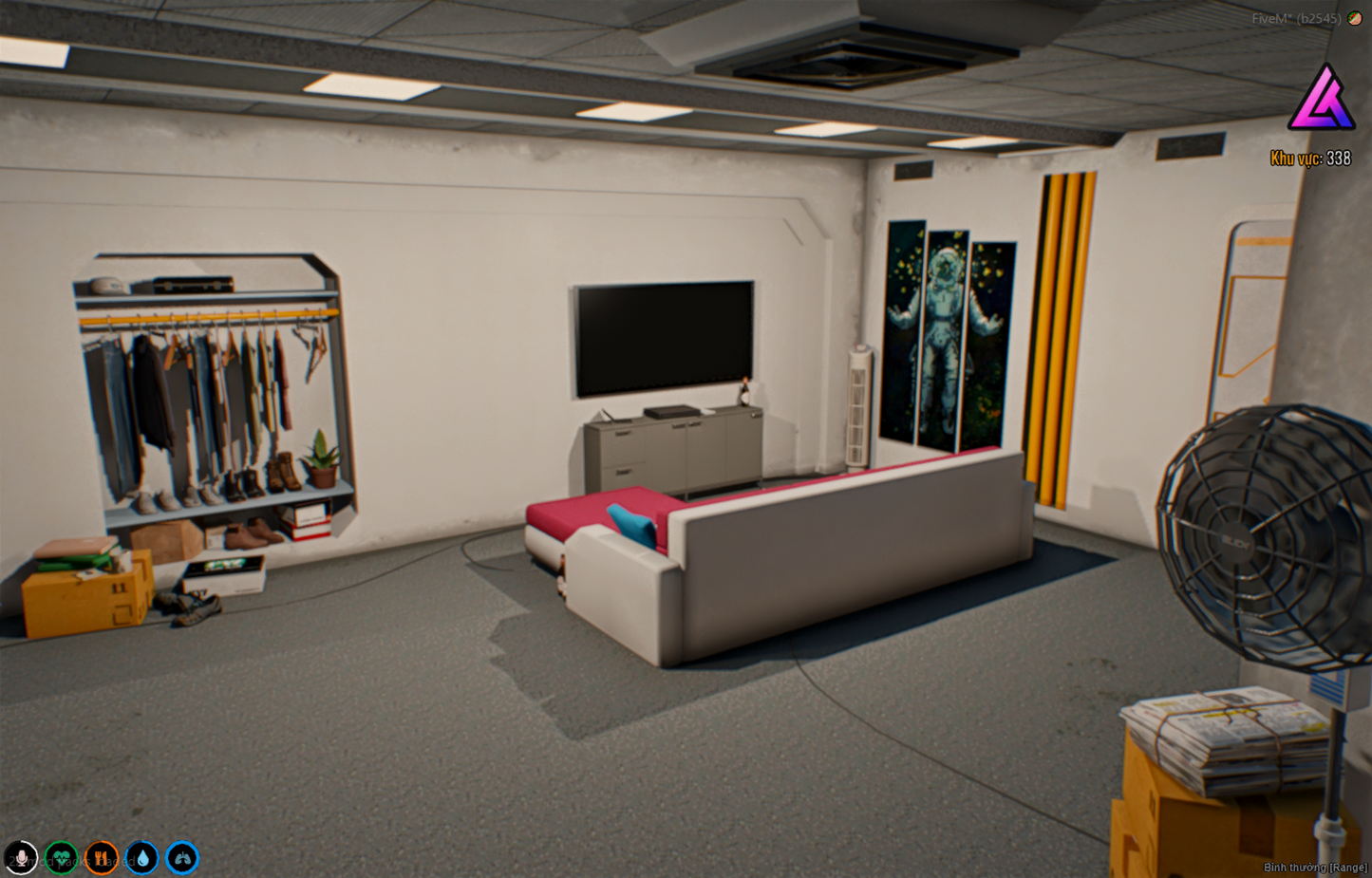 Open Interior - Sci-Fi Bunker
