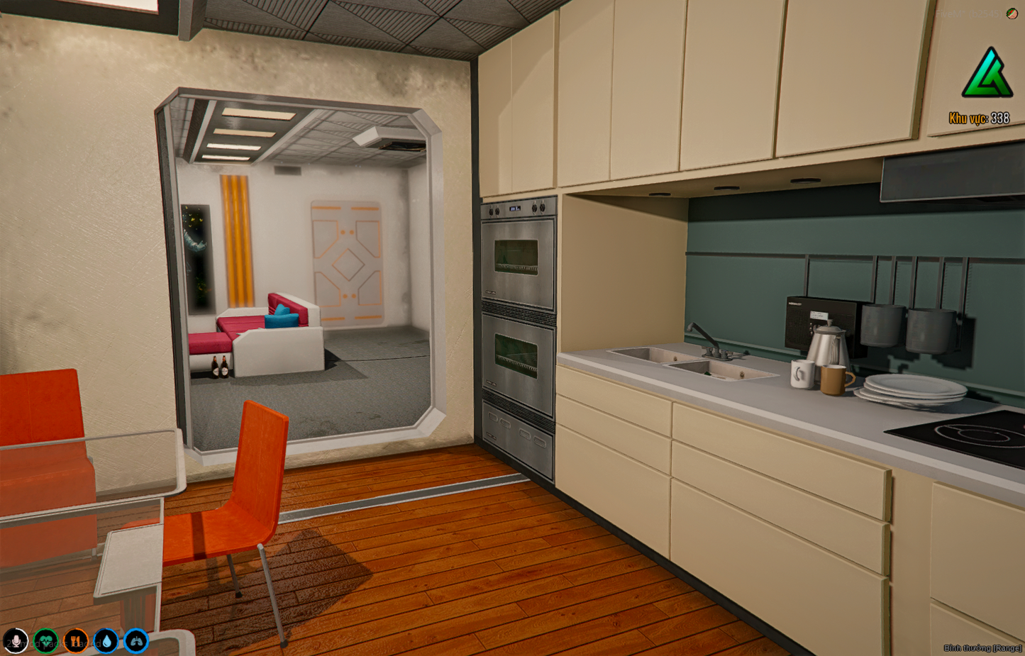 Open Interior - Sci-Fi Bunker