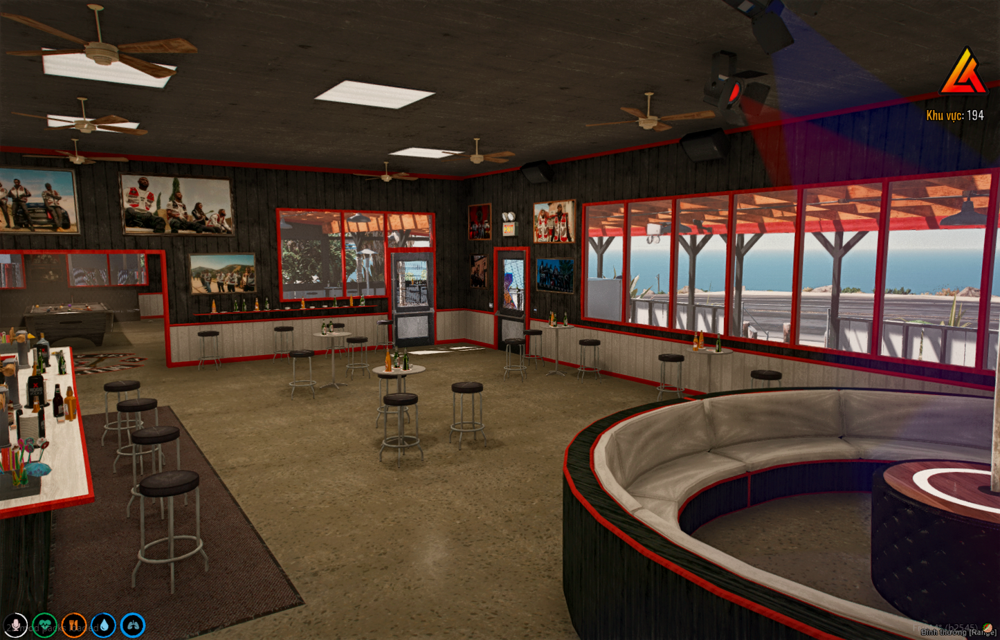 Hookies MC Clubhouse Interior