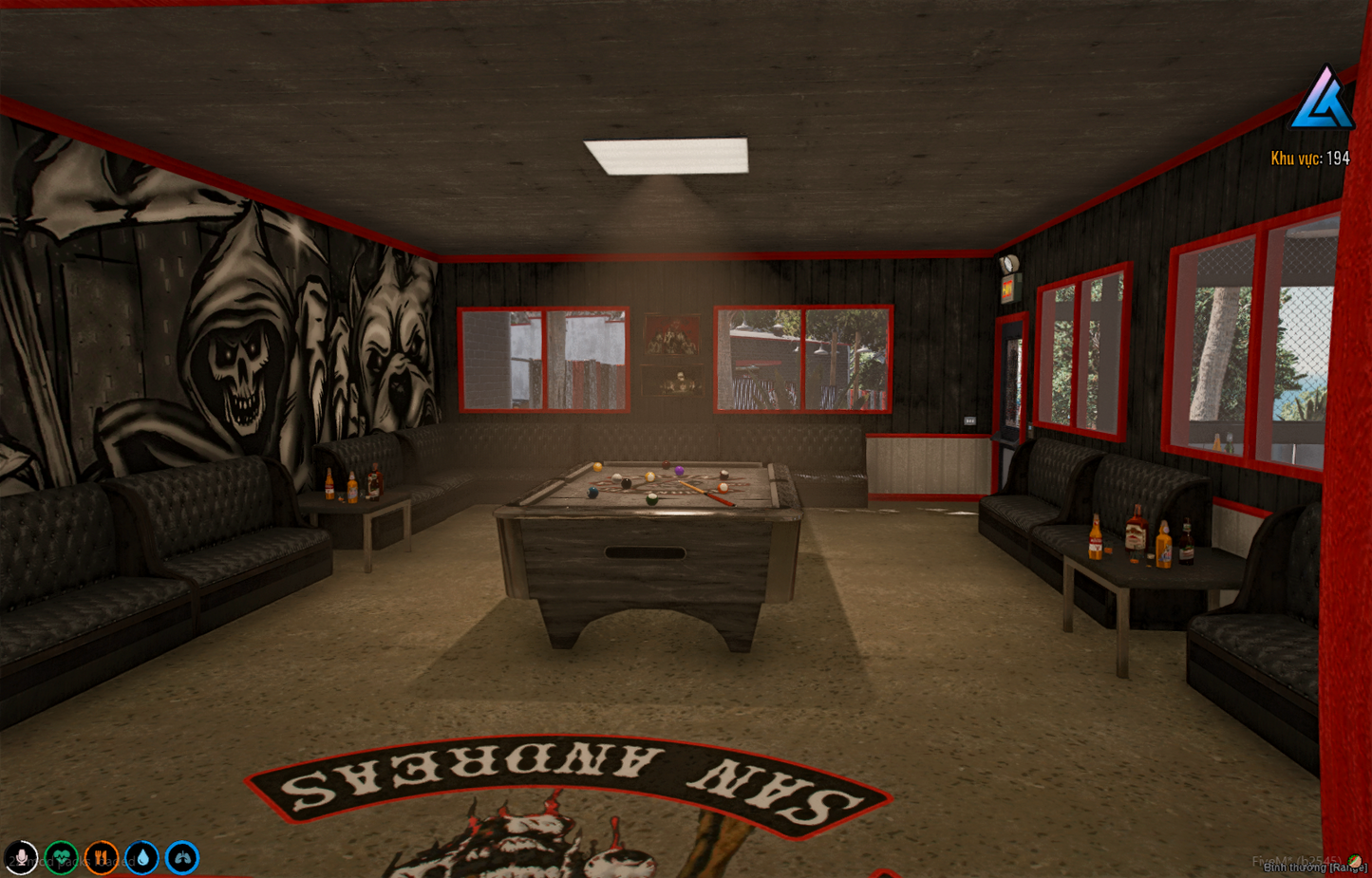 Hookies MC Clubhouse Interior