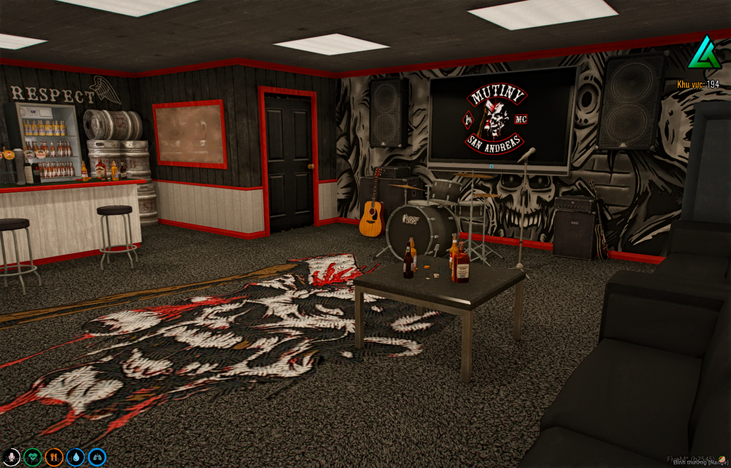 Hookies MC Clubhouse Interior