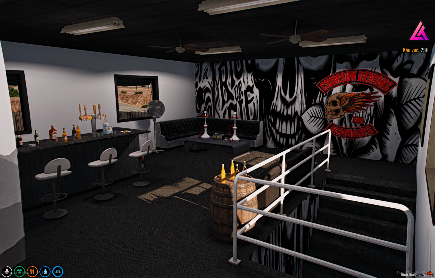 Sandy Shores MC Clubhouse Interior