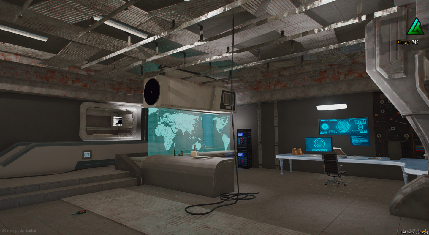 Cyberpunk appartment