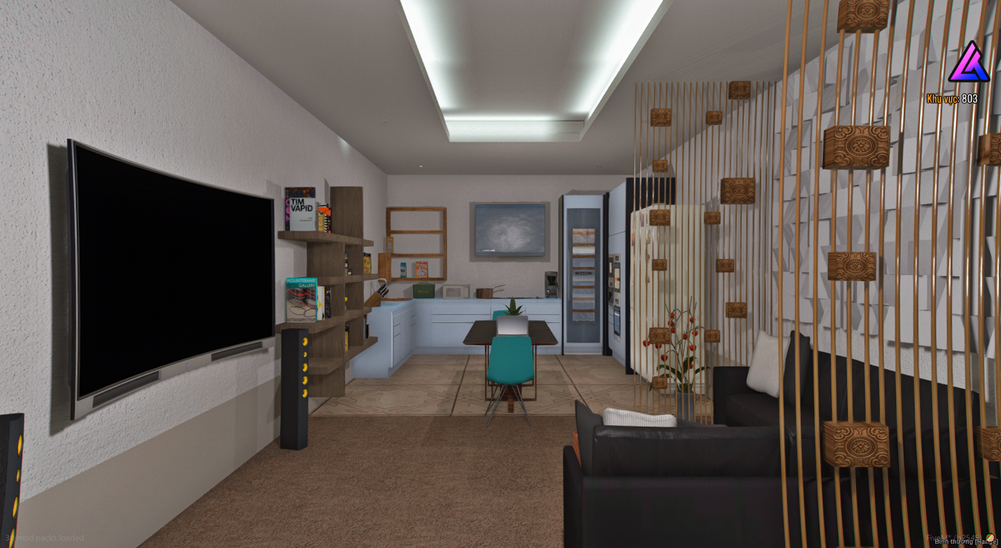 Interior & Exterior Modular Appartment