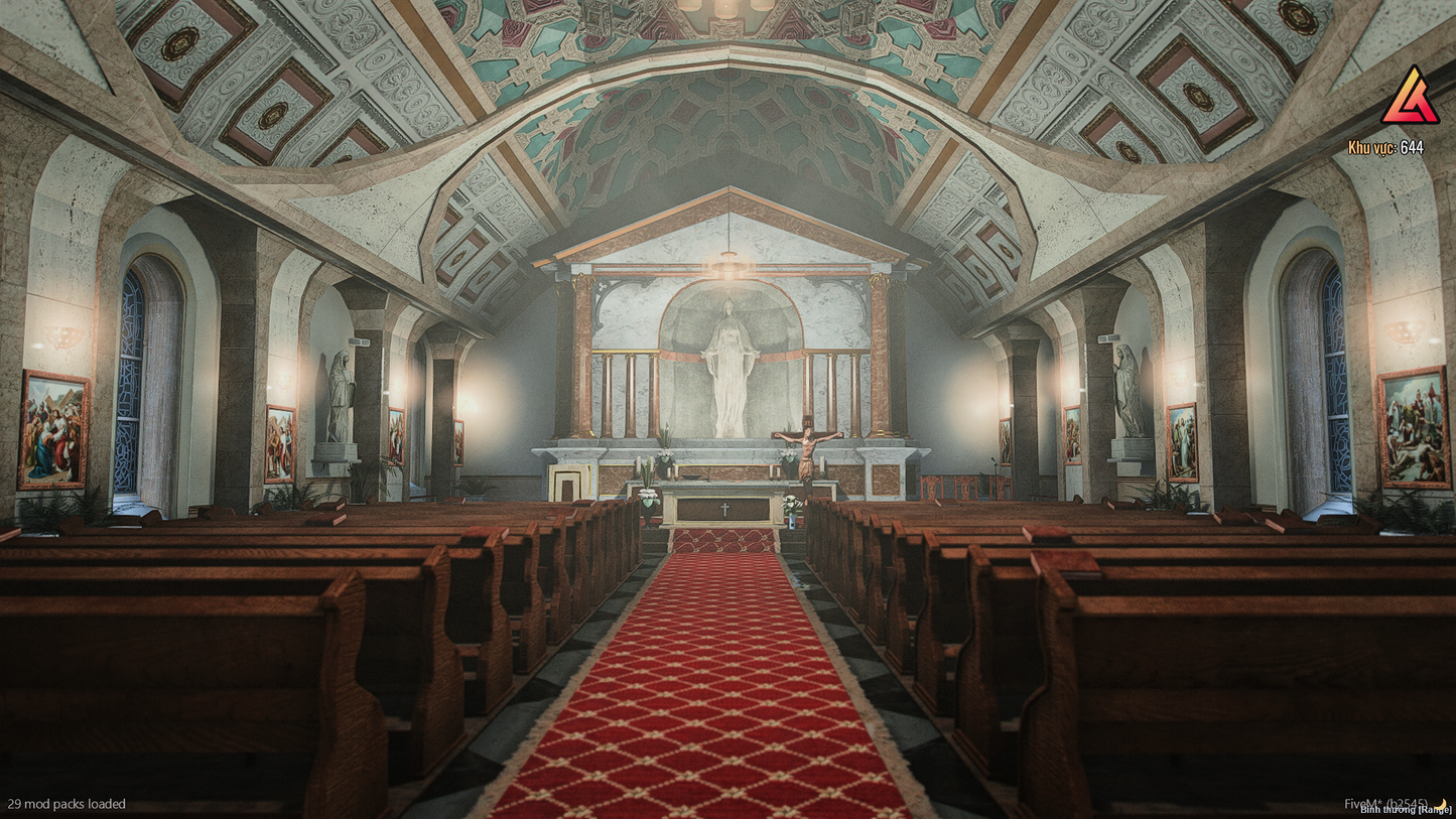 Open Interior Church