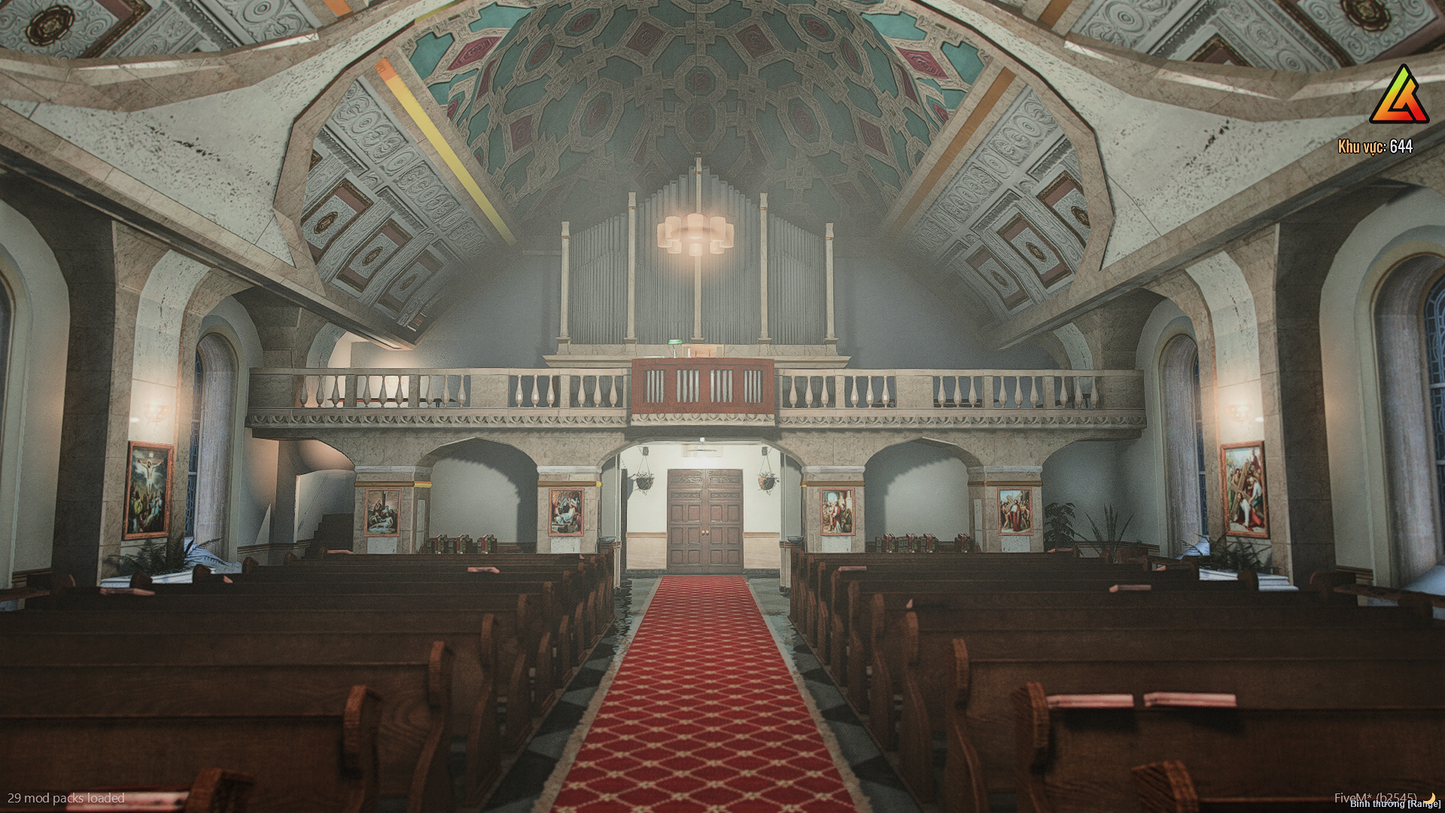 Open Interior Church