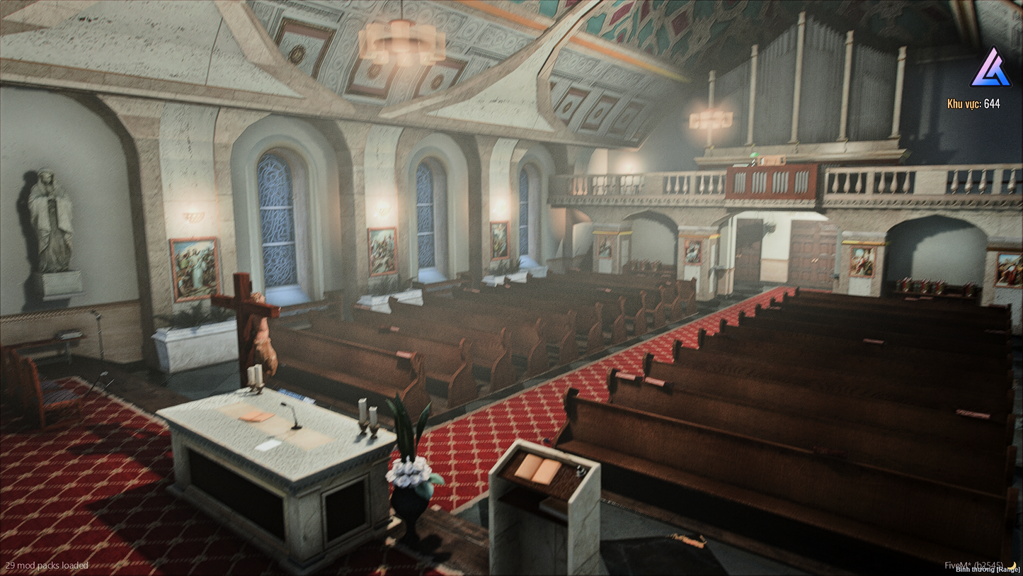 Open Interior Church
