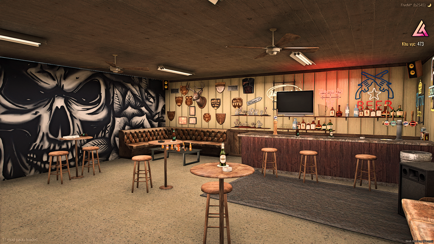Lost MC Tequi-la-la Clubhouse Interior