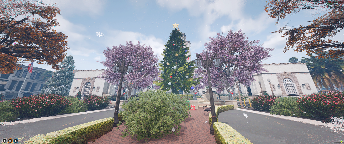 City Hall Lawn Christmas