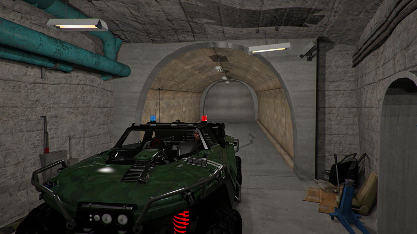 Open Interior - Bunker + Secret room