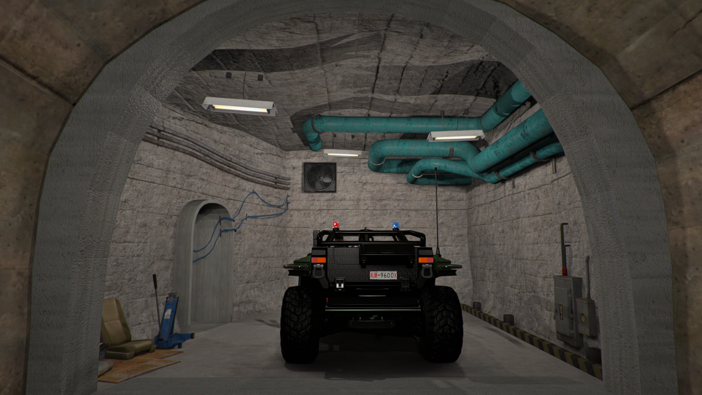 Open Interior - Bunker + Secret room