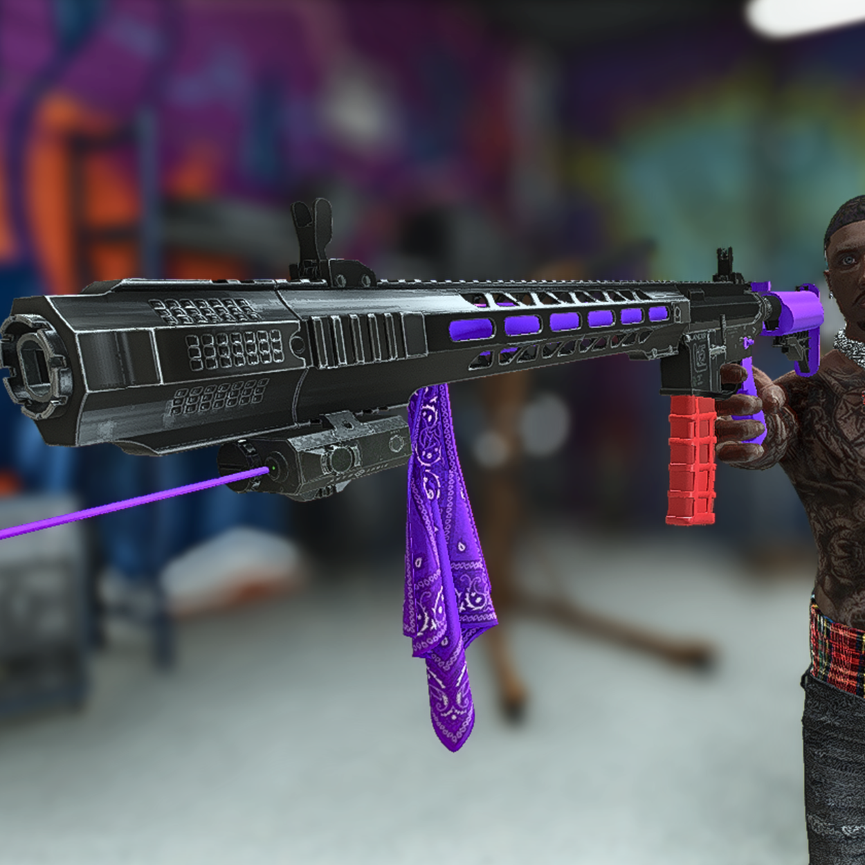 Purple Flag Carbine