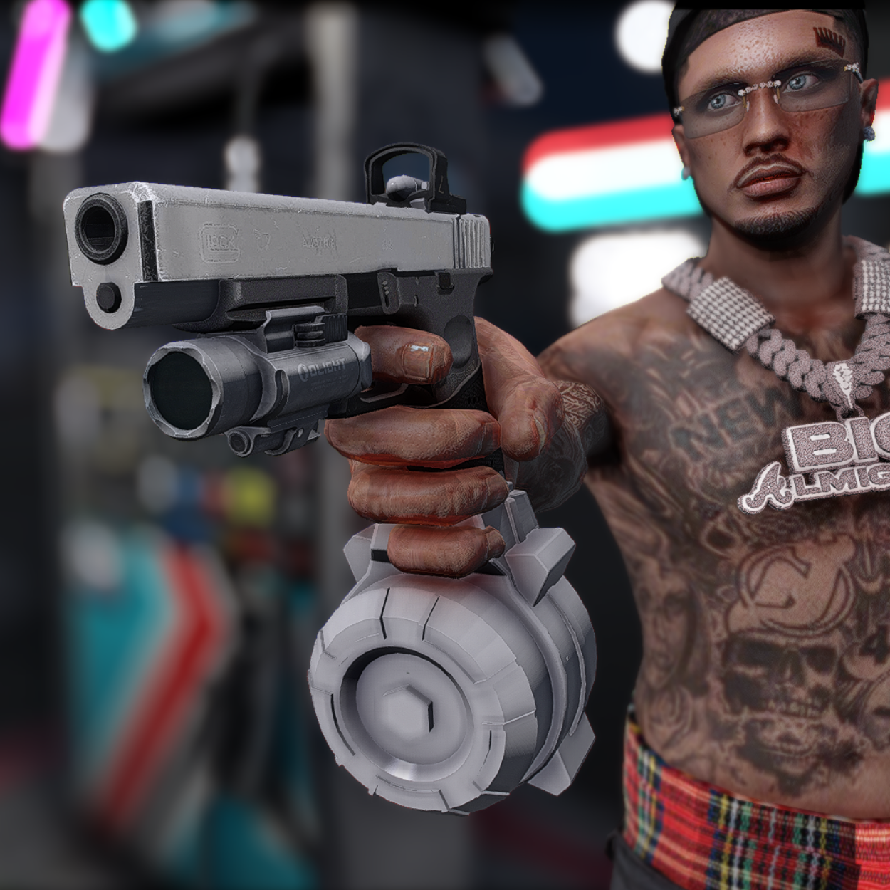 G40 Silver Slide Sight Flash