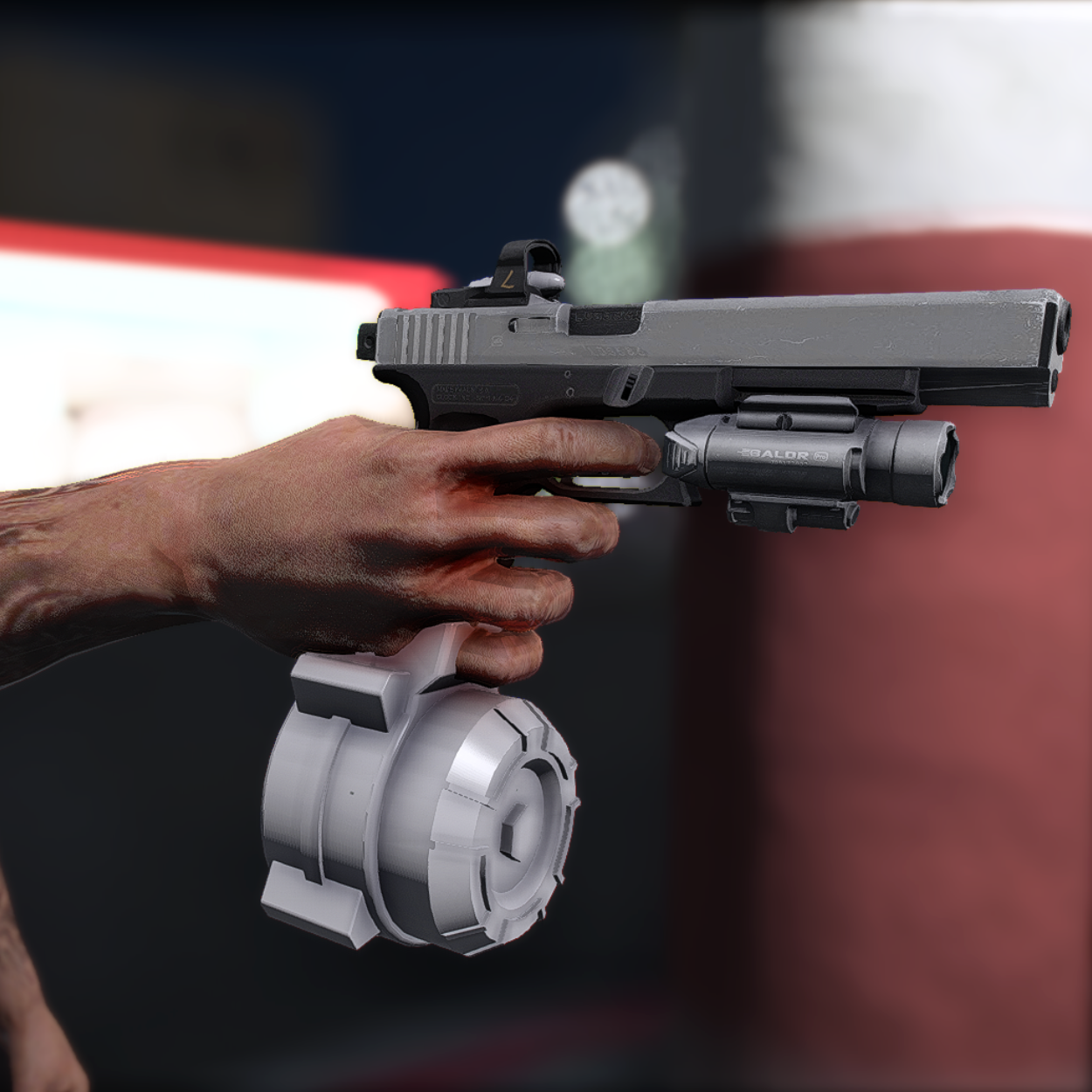 G40 Silver Slide Sight Flash