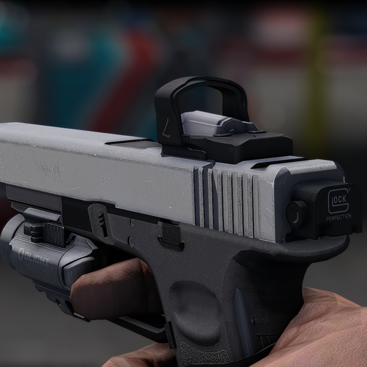 G40 Silver Slide Sight Flash