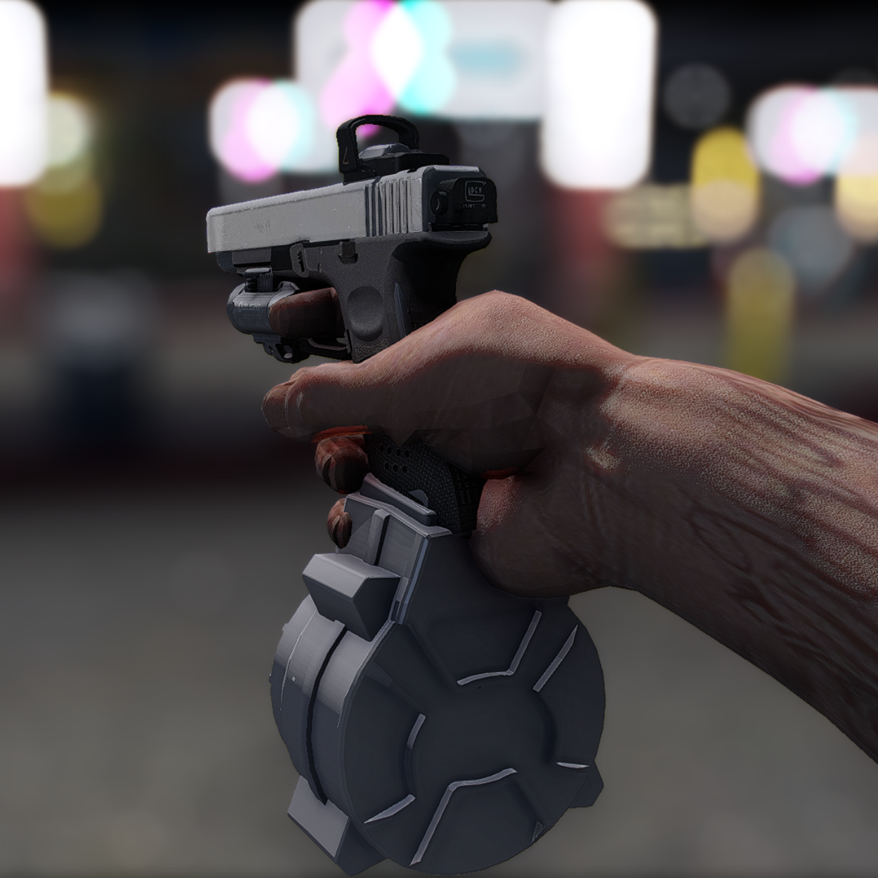 G40 Silver Slide Sight Flash