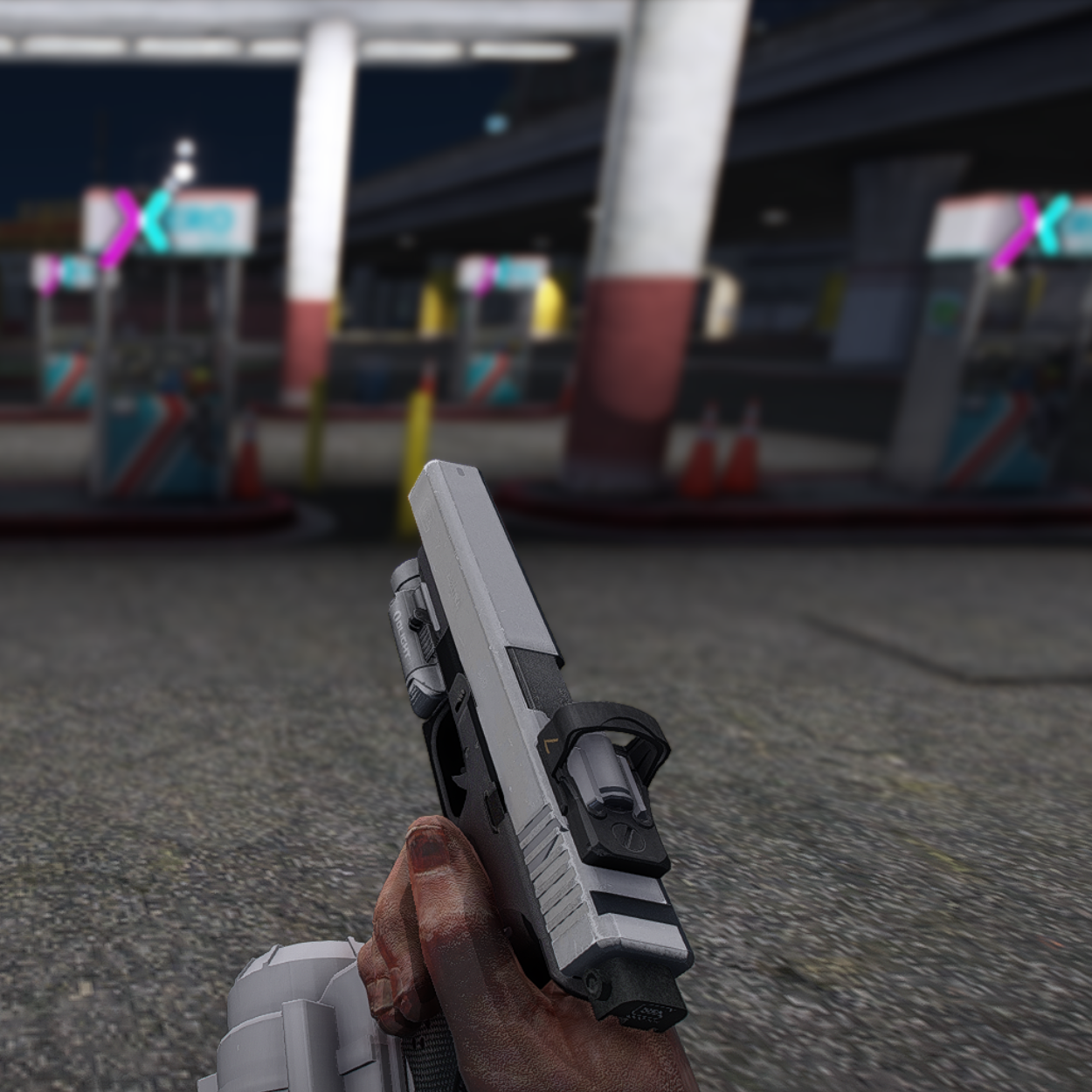 G40 Silver Slide Sight Flash