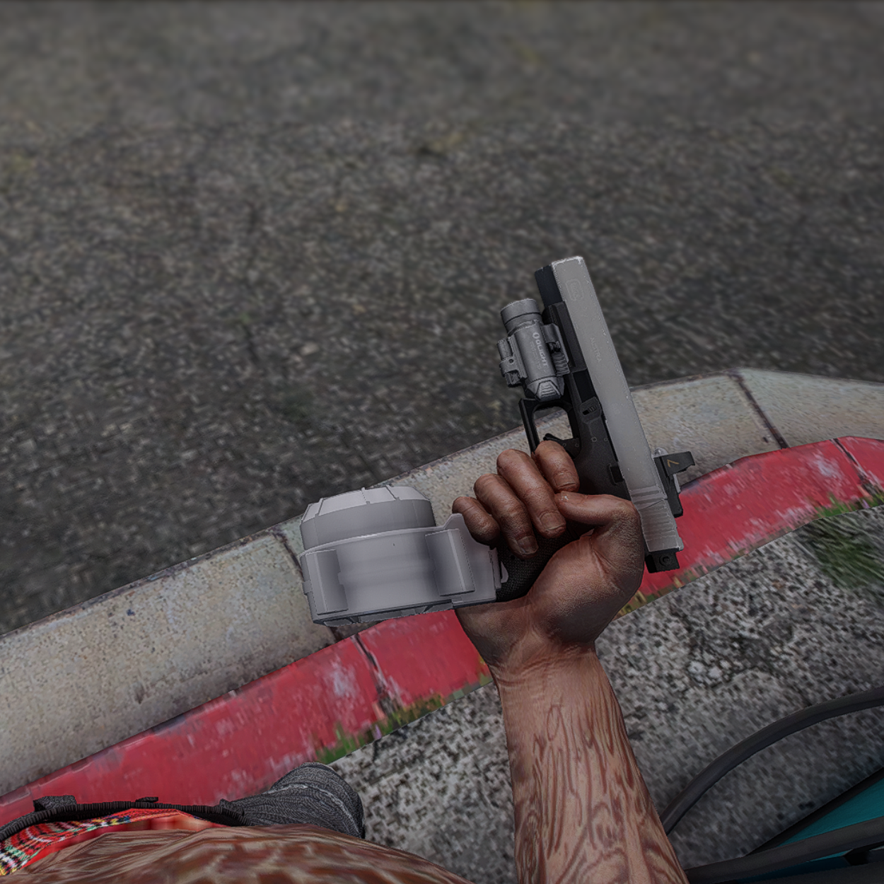 G40 Silver Slide Sight Flash