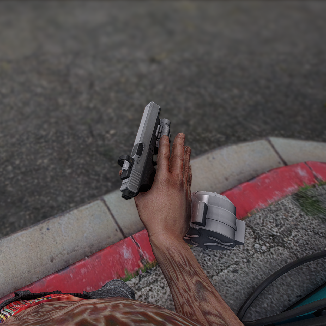 G40 Silver Slide Sight Flash