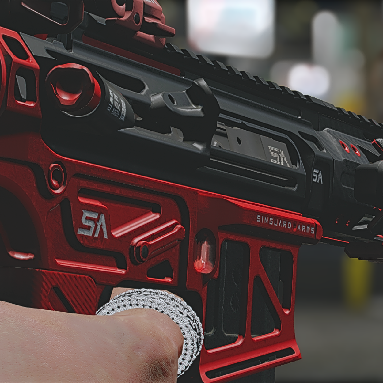 Red M4A1