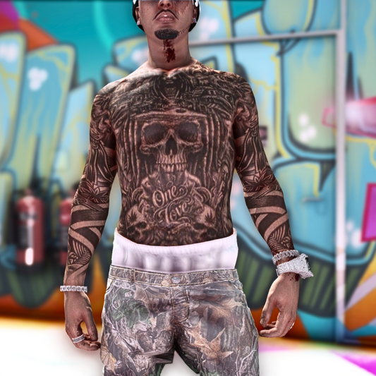 Jamaica Body Tattoo | Male