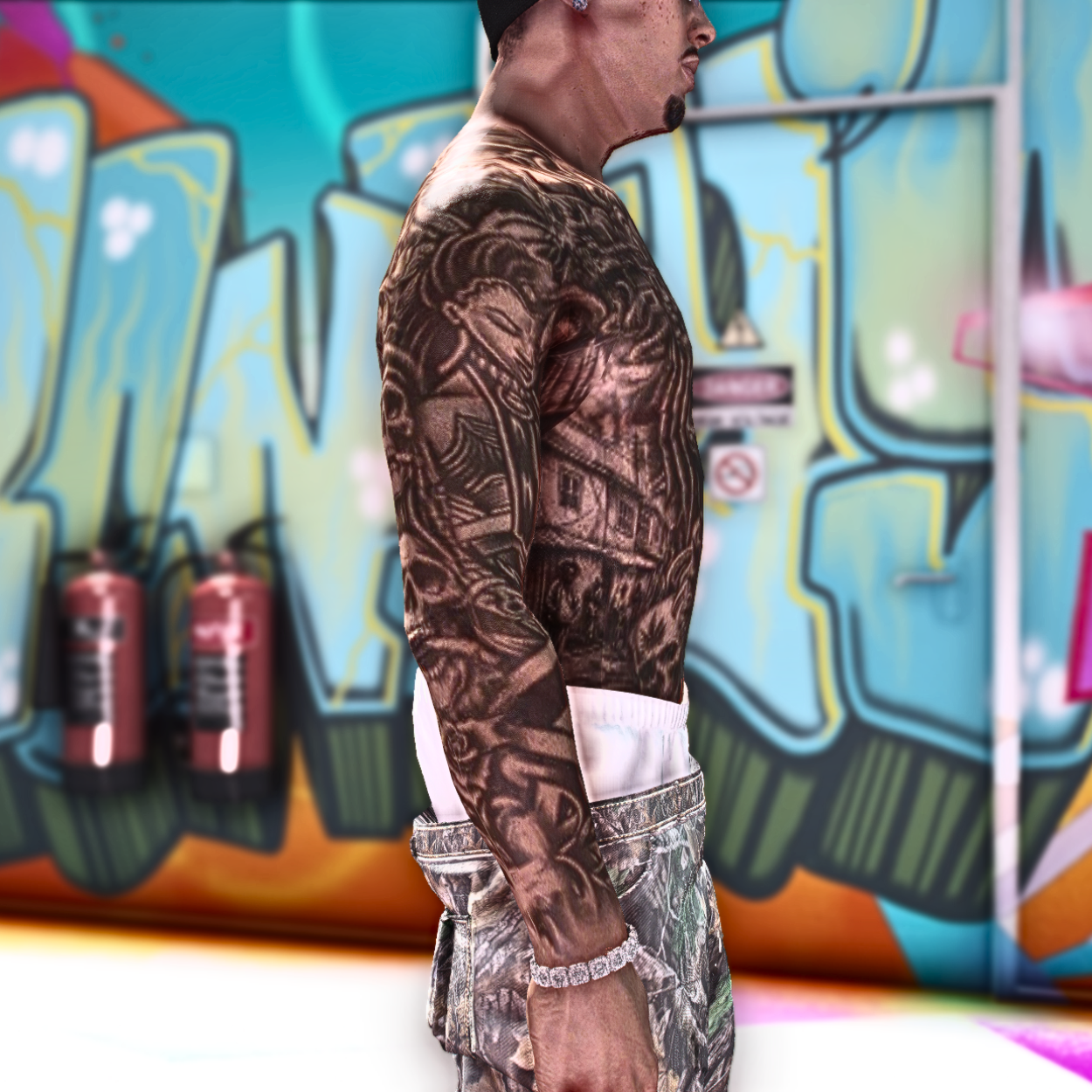Jamaica Body Tattoo | Male