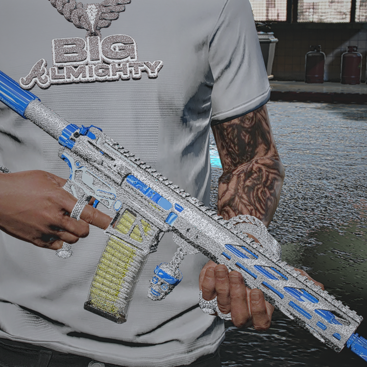 Diamond Skeleton Blue ARP