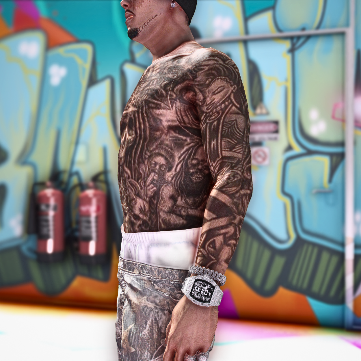 Jamaica Body Tattoo | Male