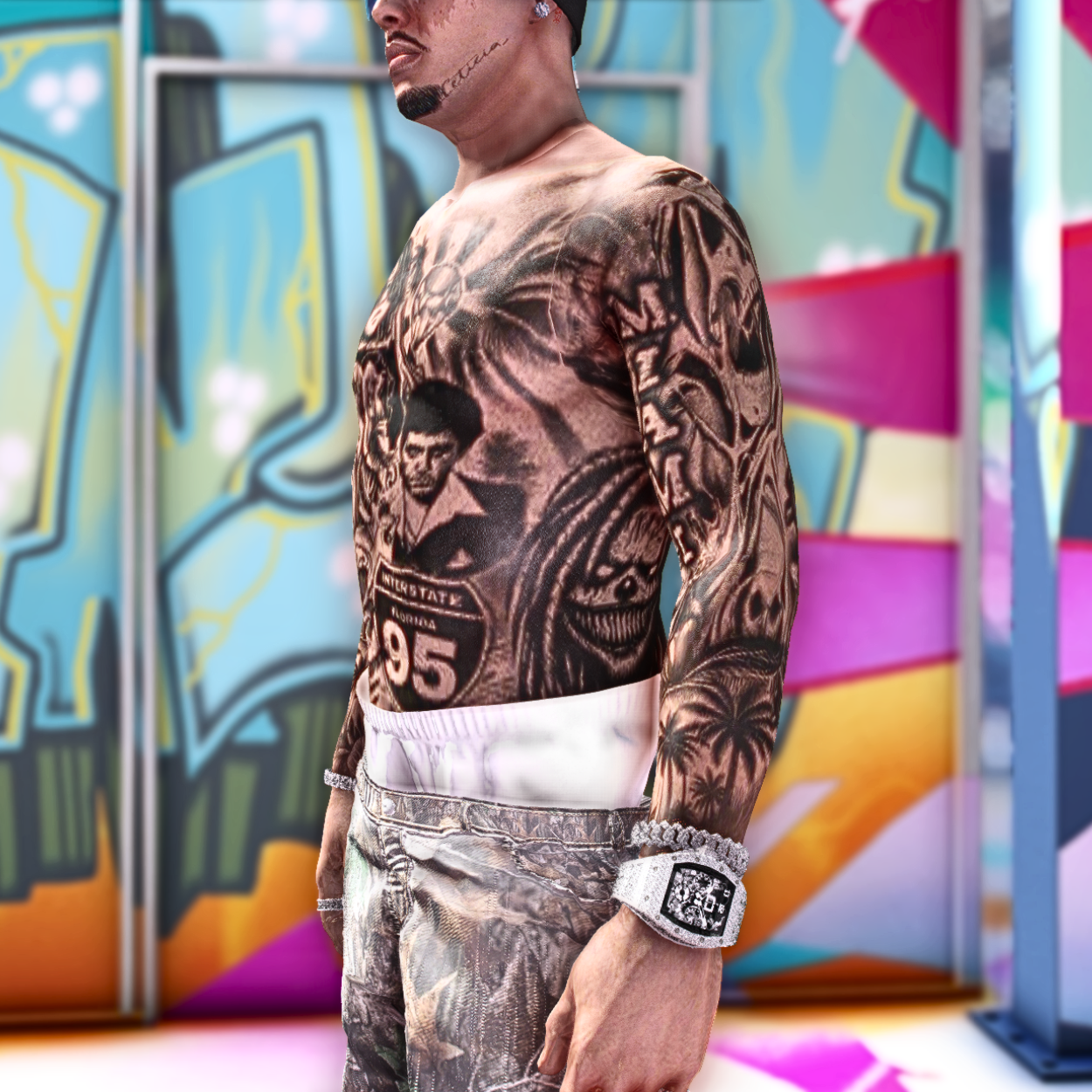 Miami Body Tattoo | Male