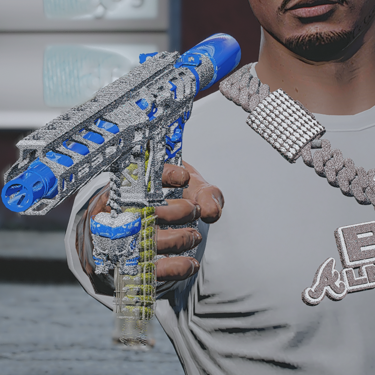 Diamond Skeleton Blue ARP