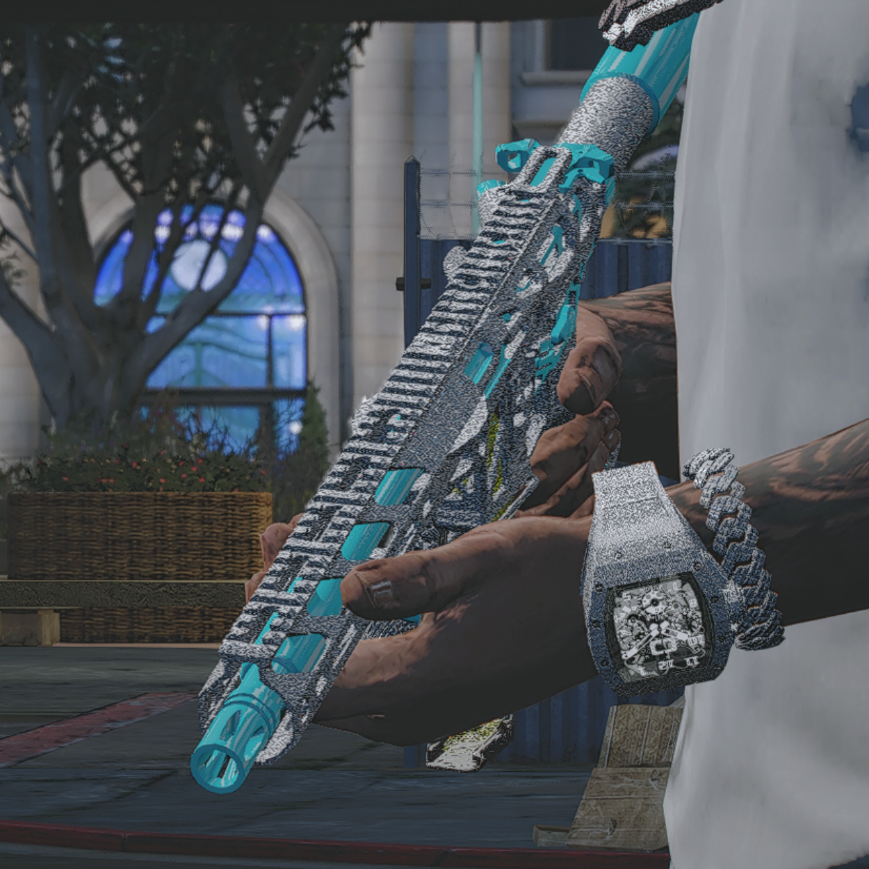Diamond Skeleton Baby Blue ARP