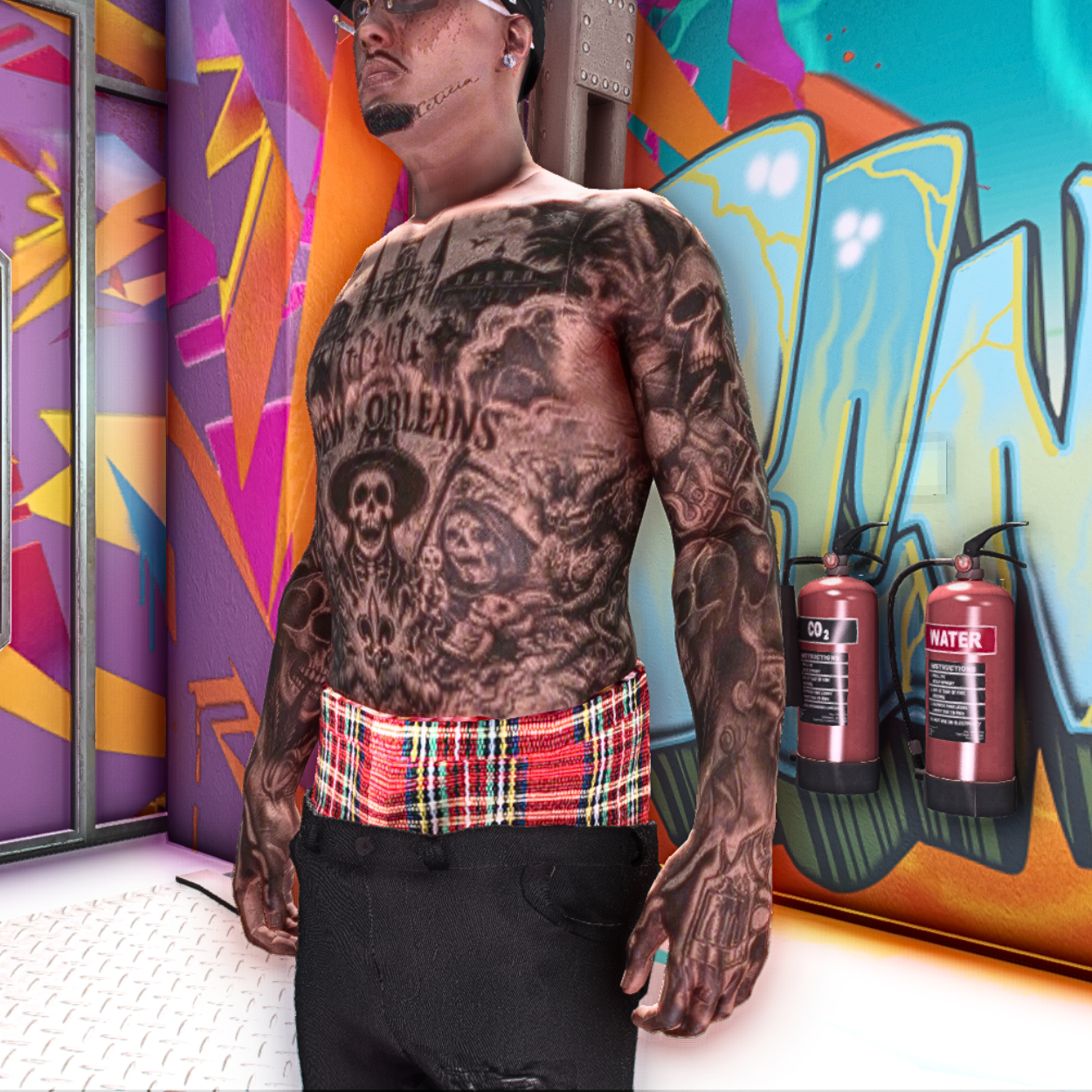 New Orleans Body Tattoo | Male