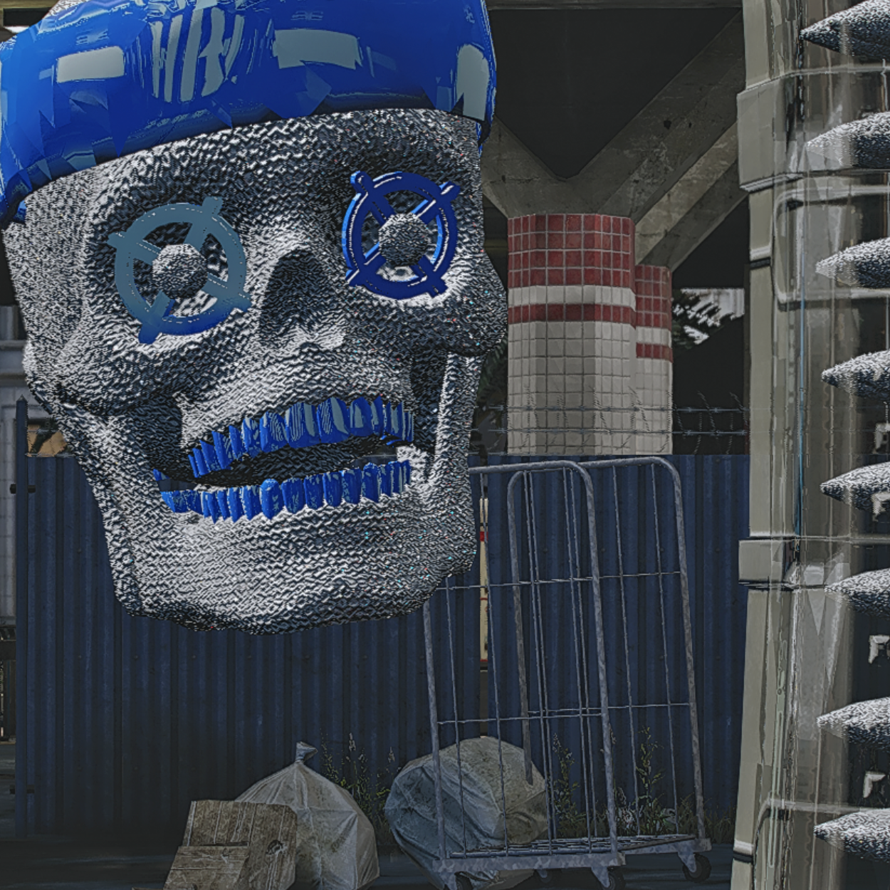 Diamond Skeleton Blue ARP