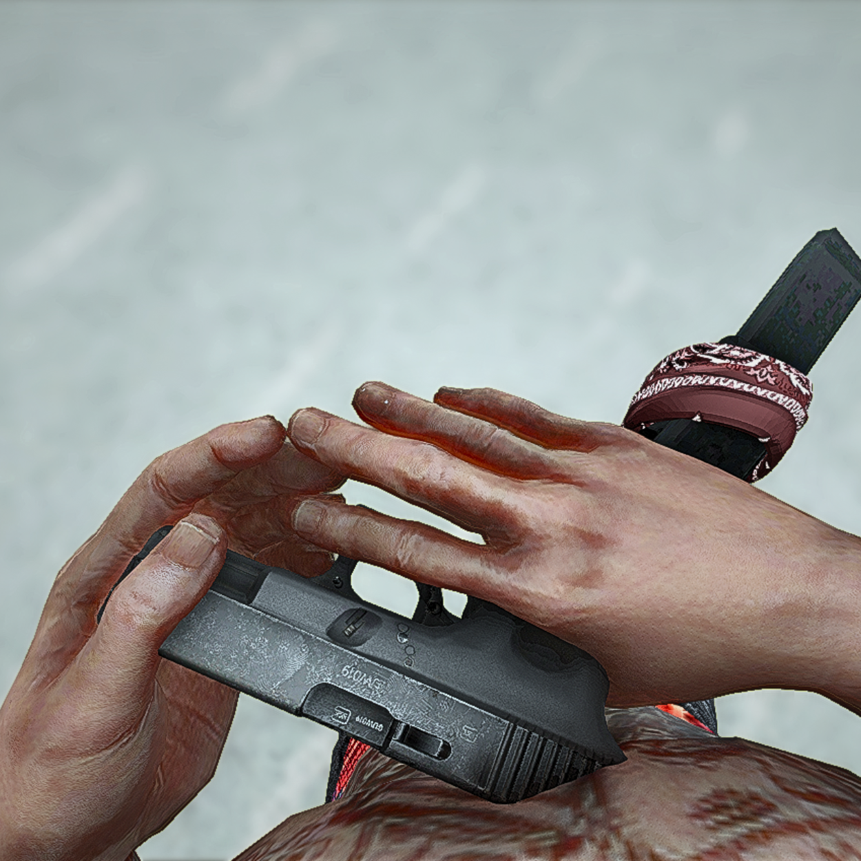 Glock Switch + Burgandy Bandana