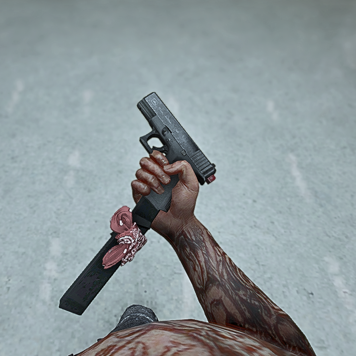 Glock Switch + Burgandy Bandana