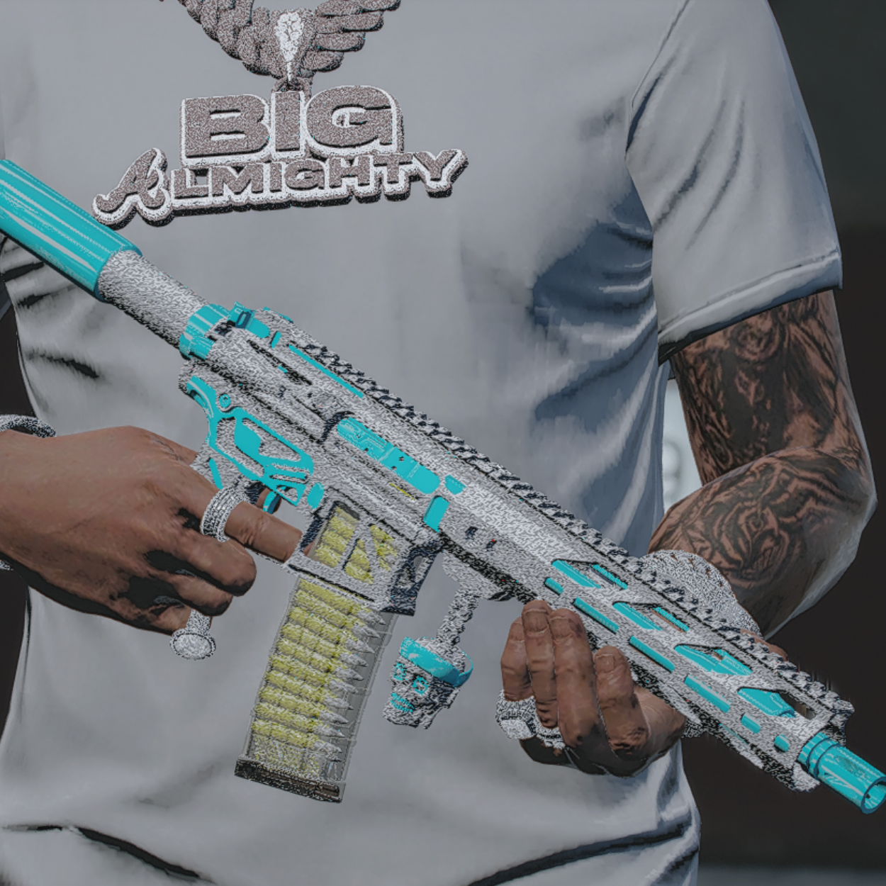 Diamond Skeleton Baby Blue ARP