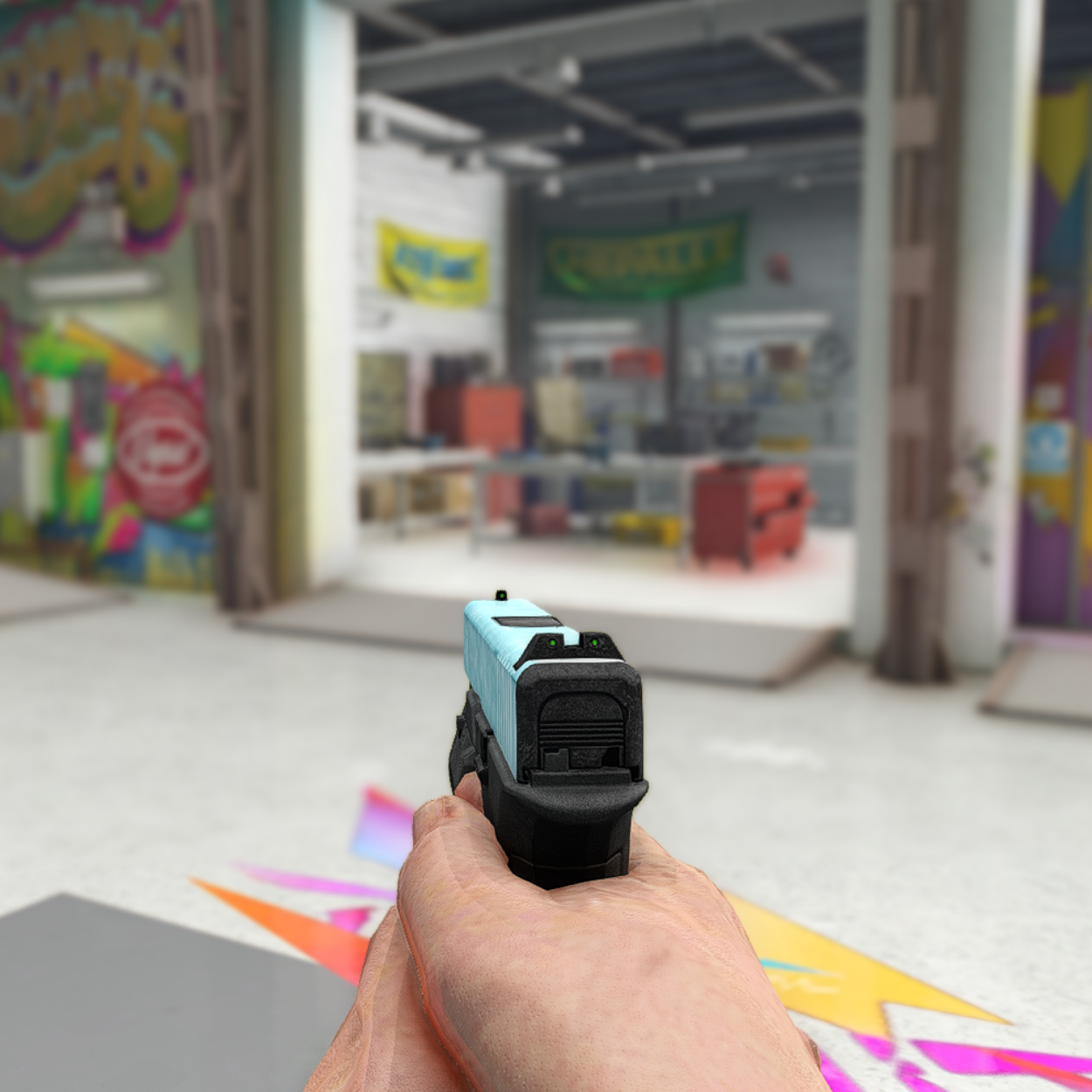 Blue Cyan Ethika Glock