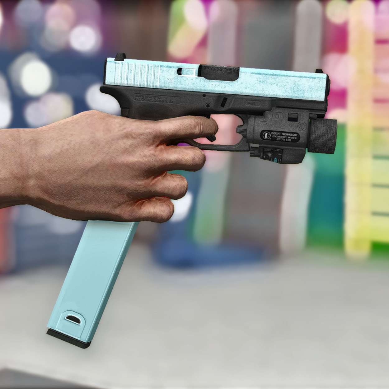 Blue Cyan Ethika Glock