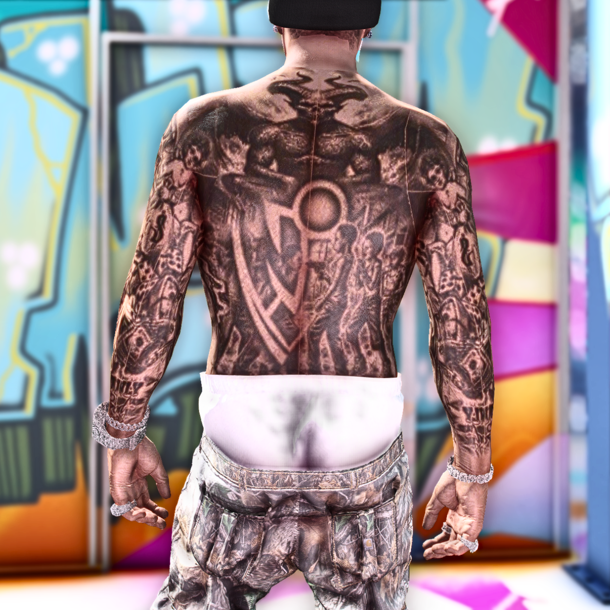 New Jersey Body Tattoo | Male