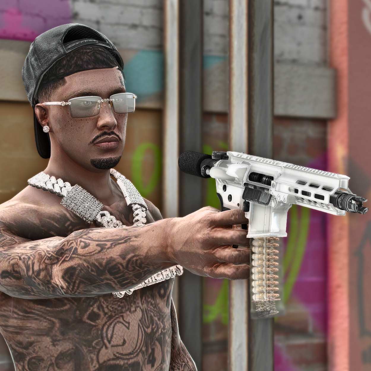 556 White ARP + Clear Mag