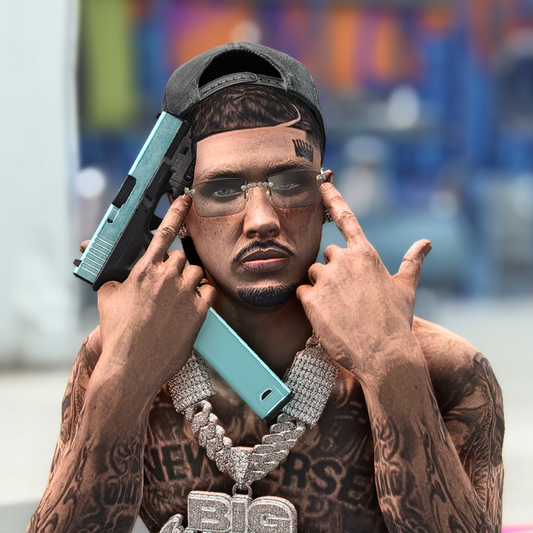 Blue Cyan Ethika Glock