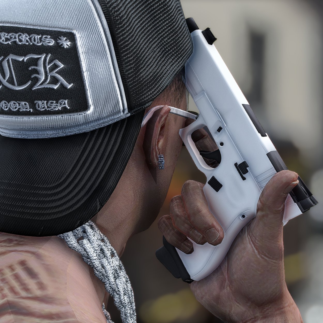 White Glock
