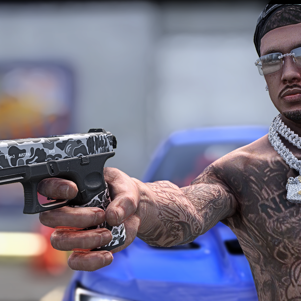 Bape Glock Black
