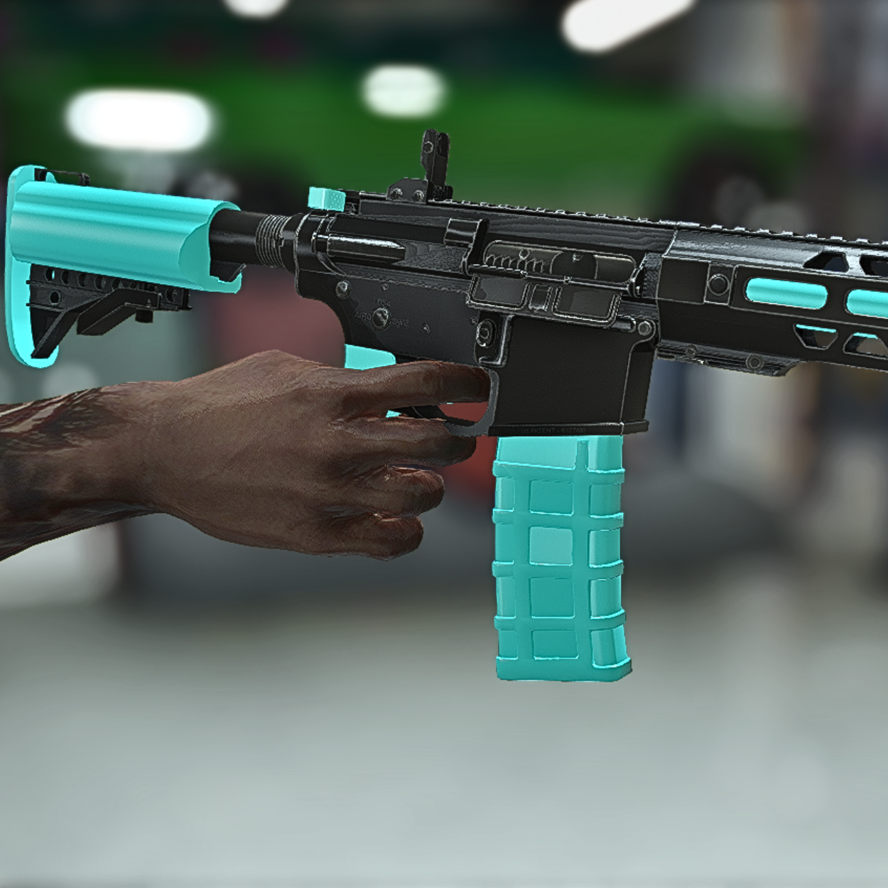 Baby Blue Flag Carbine