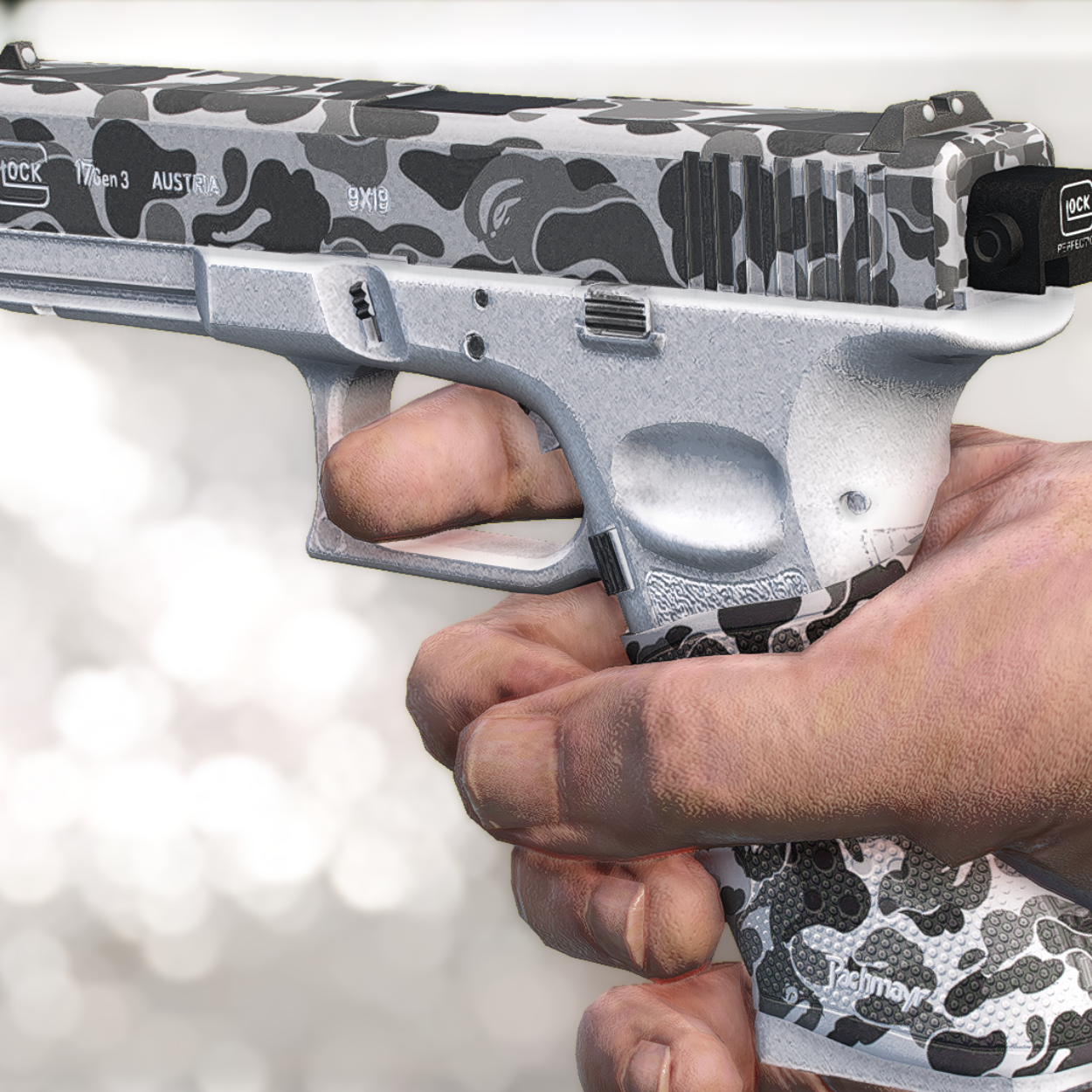 Bape Glock White