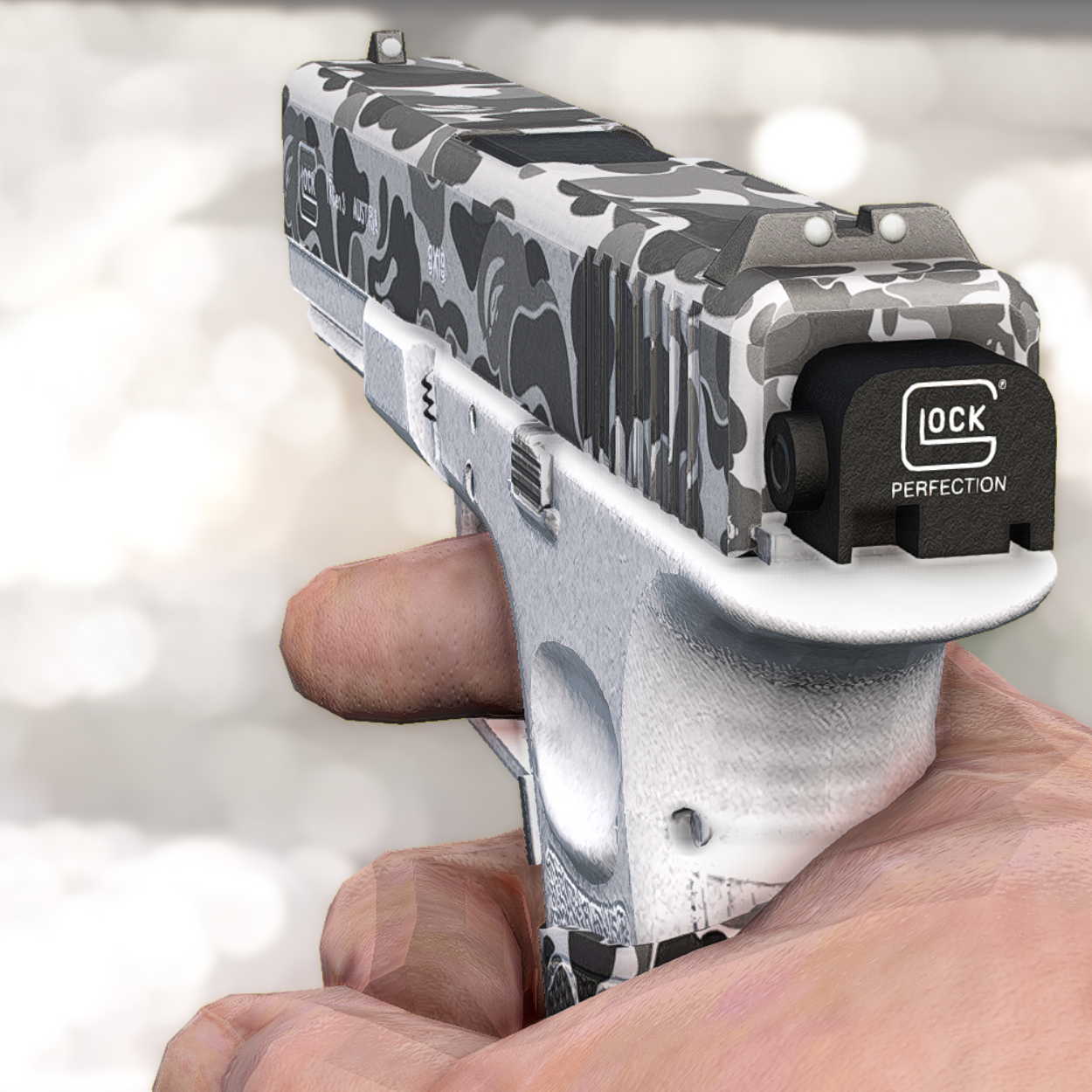 Bape Glock White
