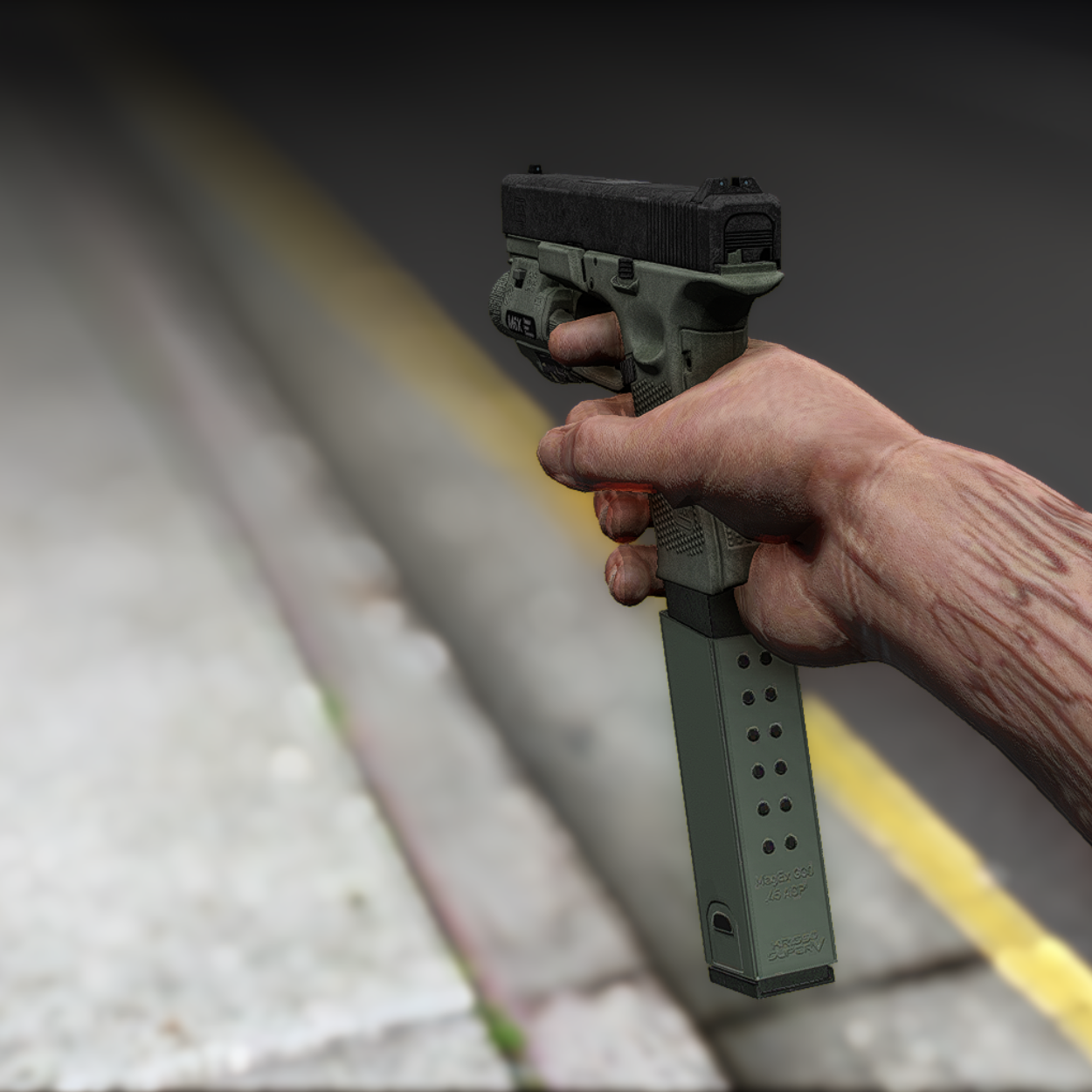 Green Glock G4